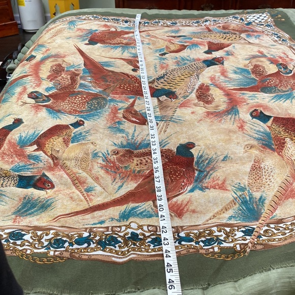 Art of Scarf exclusively for Tie Rack - Partridge Print Scarf - Picture 2 of 6